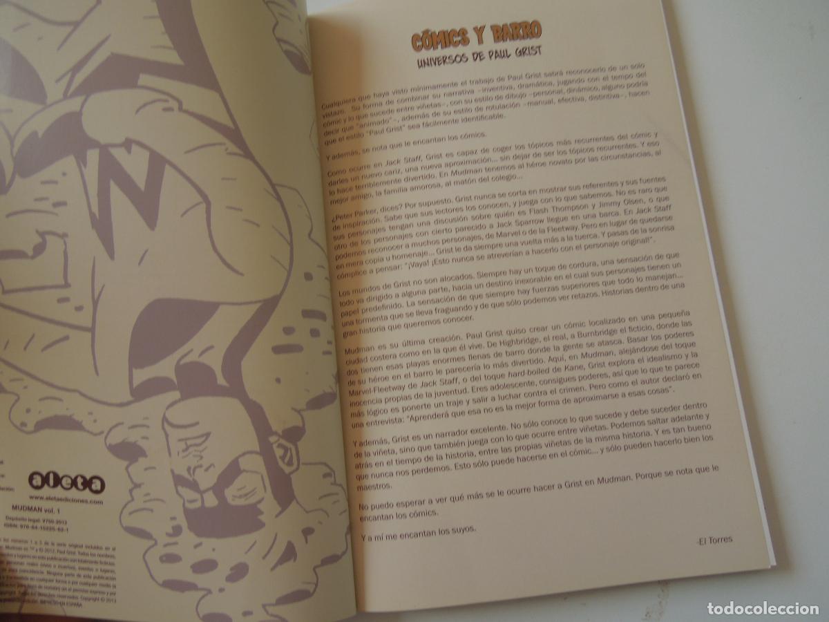 C&oacute;mics: MUDMAN 1 - PAUL GRIST - 2012 - ALETA - Foto 3