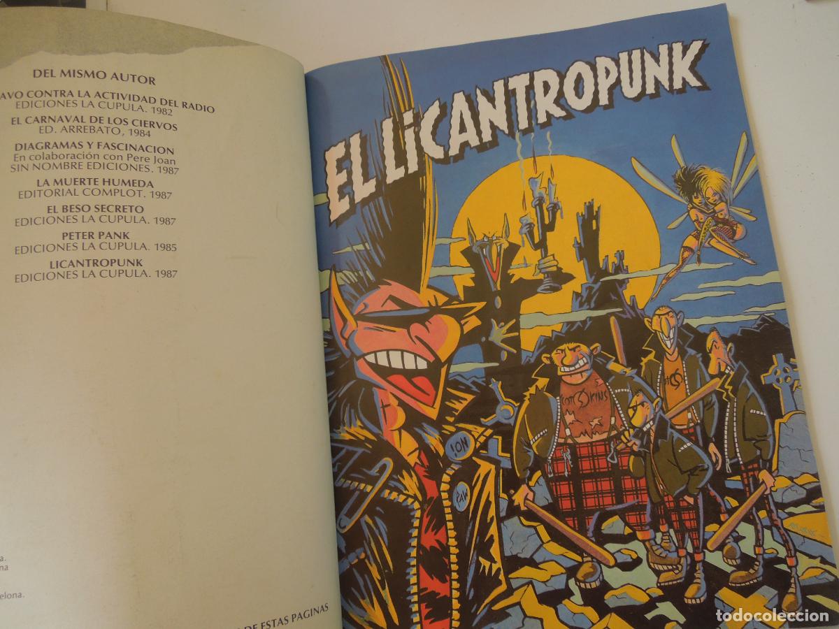 C&oacute;mics: EL LICANTROPUNK . PETER PANK - EDICIONES LA C&Uacute;PULA 1987 - Foto 3
