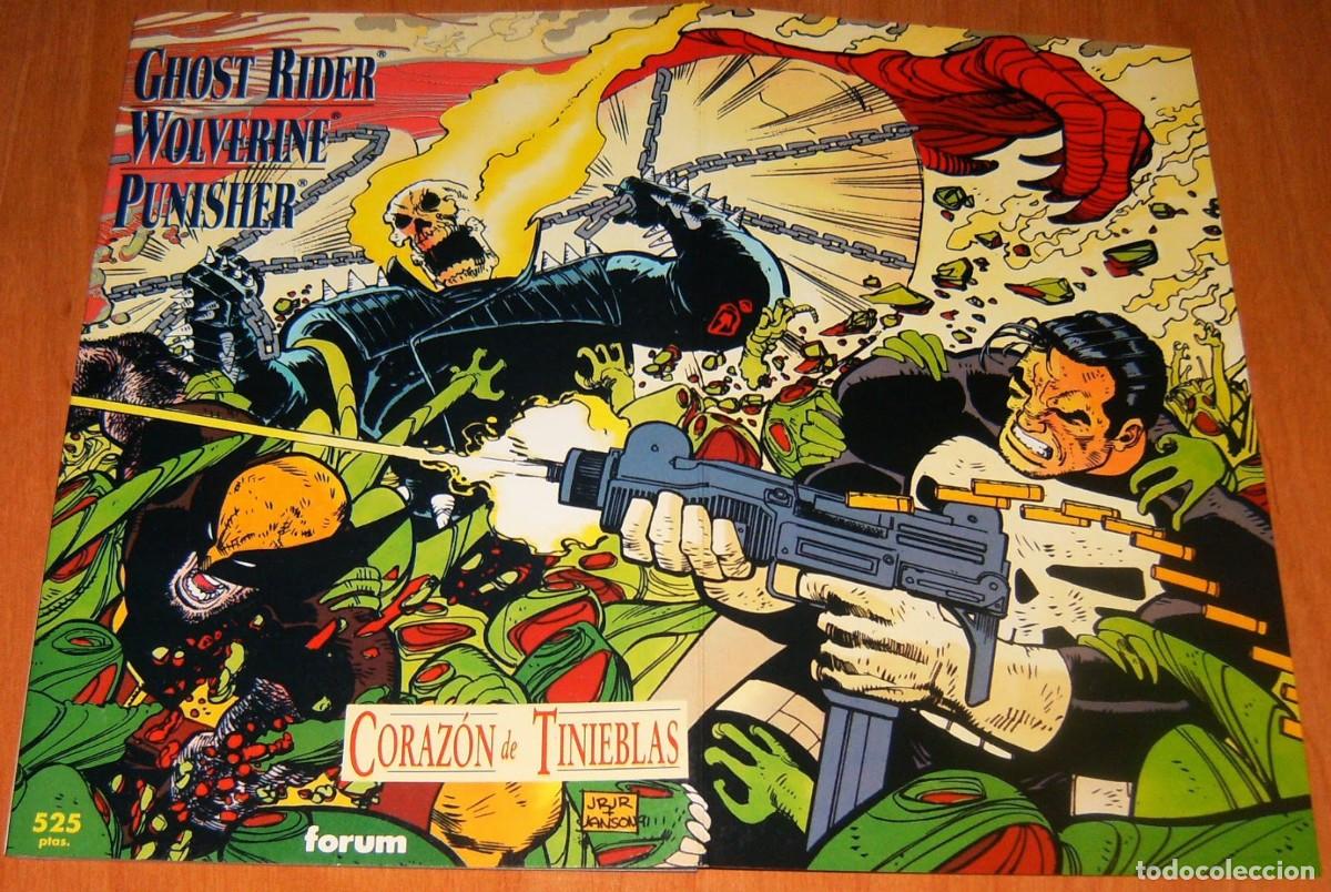 C&oacute;mics: GHOST RIDER WOLVERINE PUNISHER . CORAZON DE TINIEBLAS. FORUM. MOTORISTA FANTASMA LOBEZNO CASTIGADOR