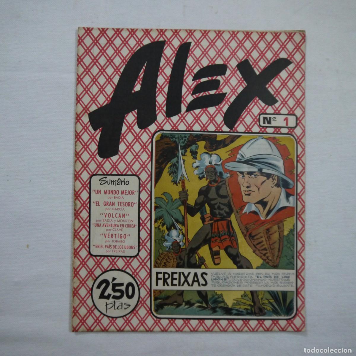 C&oacute;mics: REVISTA ALEX N.&ordm; 1 / FREIXAS - FEBRERO DE 1955 - ESTUDIOS ALEX / EDITORIAL S&Iacute;MBOLO