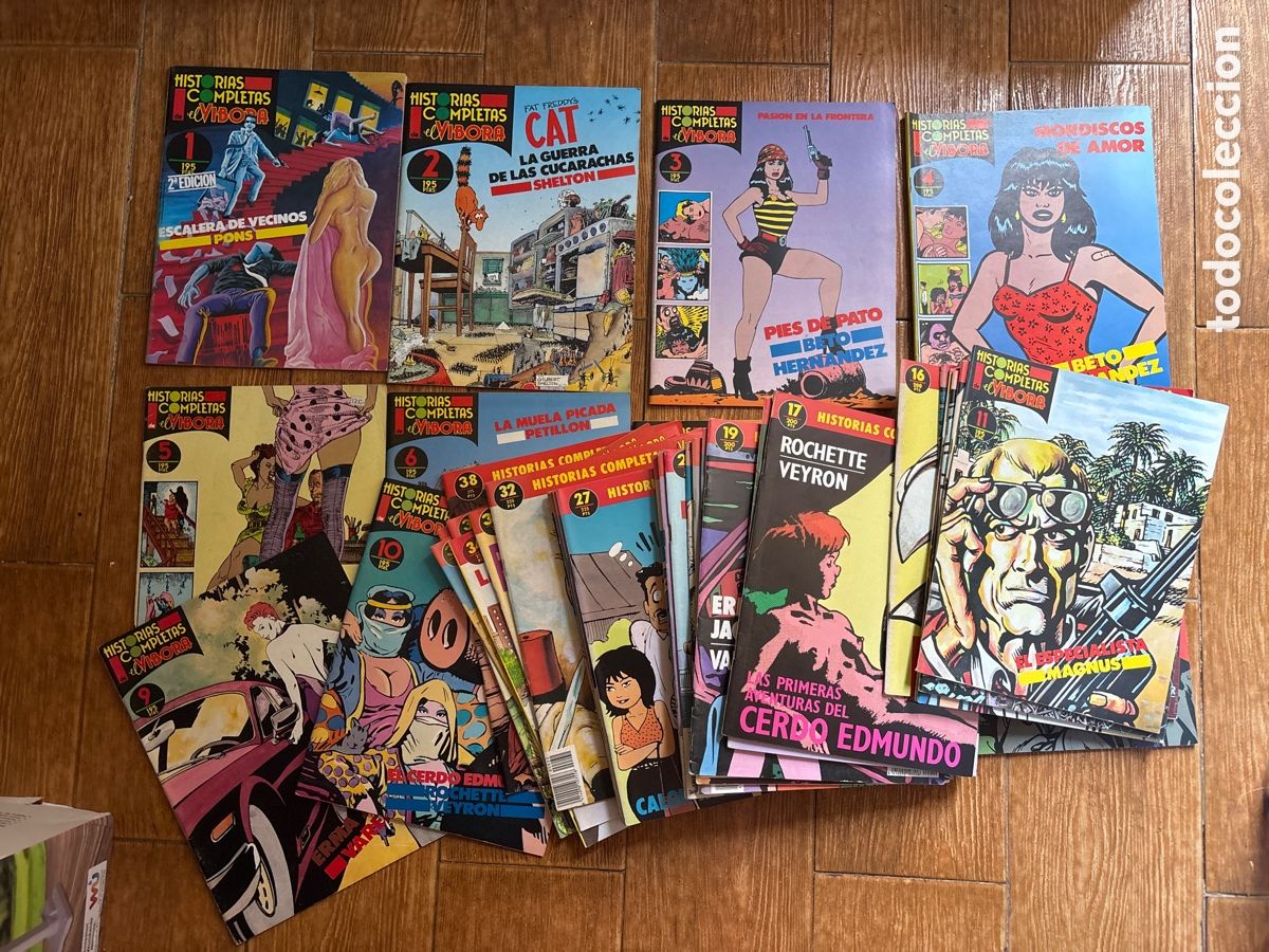 C&oacute;mics: HISTORIAS COMPLETAS EL VIBORA COLECCION COMPLETA 38 NUMEROA EDITORIAL LA CUPULA