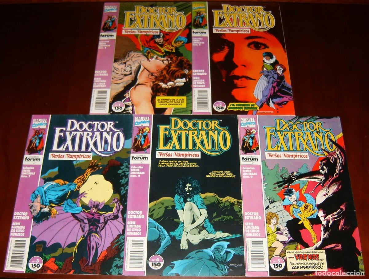 C&oacute;mics: DOCTOR EXTRA&Ntilde;O . VERSOS VAMPIRICOS 1 2 3 4 5 . MINISERIE COMPLETA . LOTE DE 5 NUMEROS . FORUM