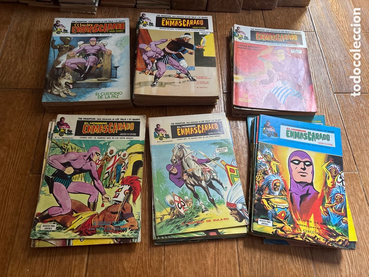 C&oacute;mics: EL HOMBRE ENMASCARADO VOLUMEN 1 COLECCION COMPLETA 56 NUMEROS EDICIONES VERTICE