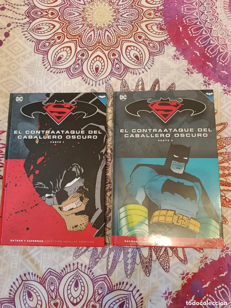 C&oacute;mics: EL CONTRAATAQUE DEL CABALLERO OSCURO BATMAN SUPERMAN 9 y 10 SALVAT MILLER
