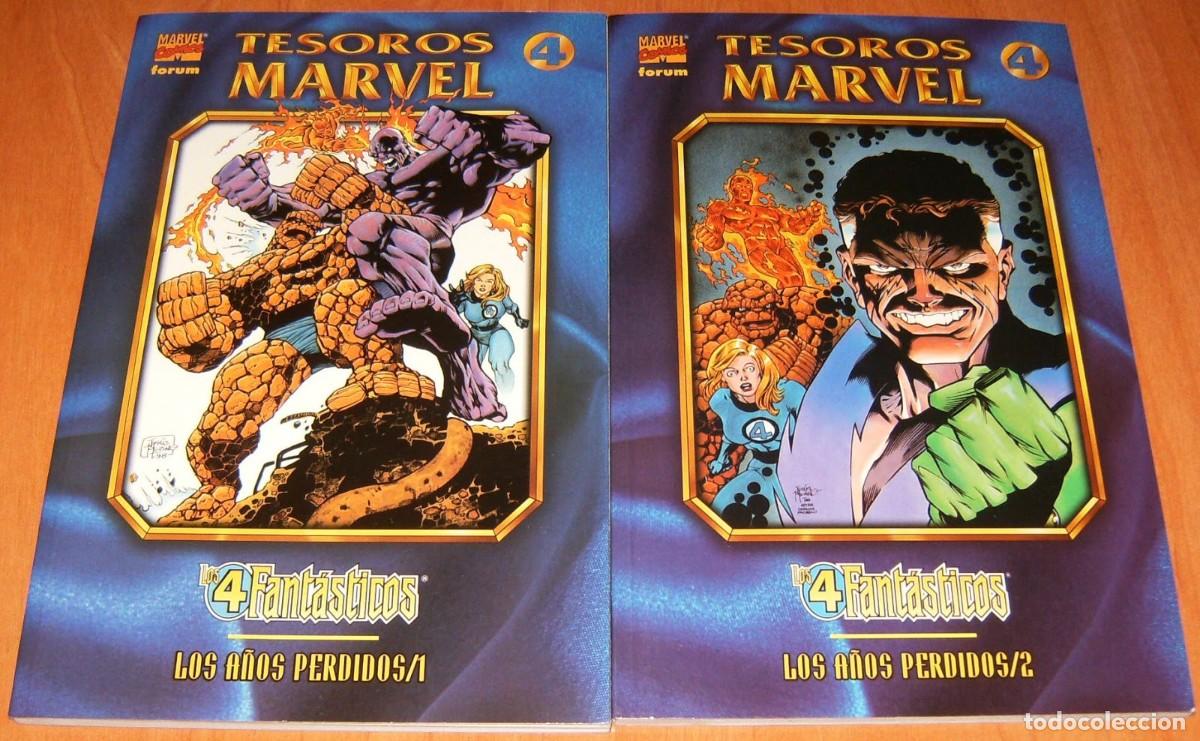 C&oacute;mics: LOS 4 FANTASTICOS . LOS A&Ntilde;OS PERDIDOS 1 y 2 . TESOROS MARVEL . FORUM