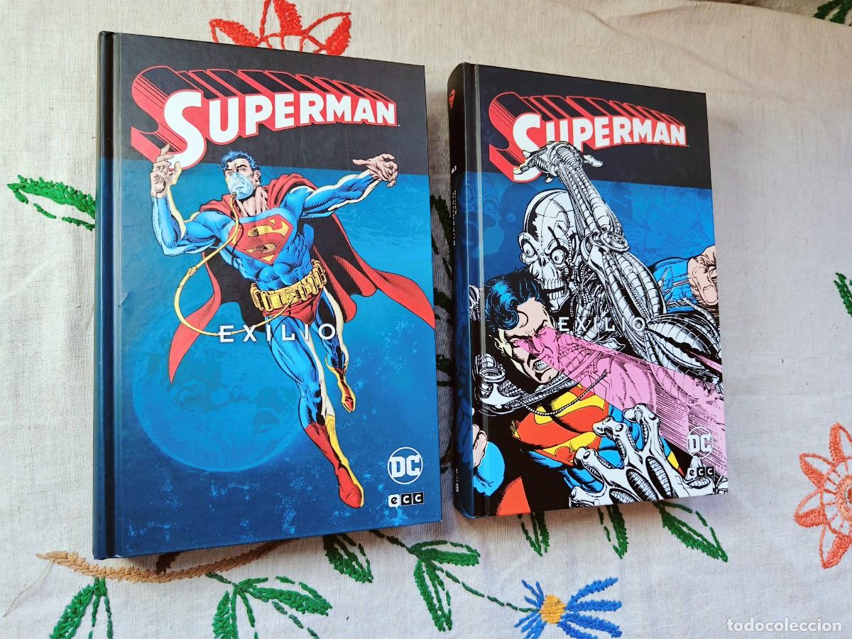 C&oacute;mics: Superman Exilio. Completa. Tomos 1 y 2. Stern. ECC. DC C&oacute;mics. Tapa dura
