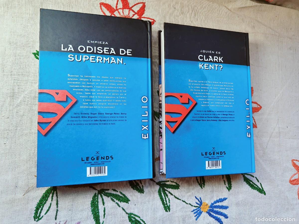 C&oacute;mics: Superman Exilio. Completa. Tomos 1 y 2. Stern. ECC. DC C&oacute;mics. Tapa dura - Foto 3