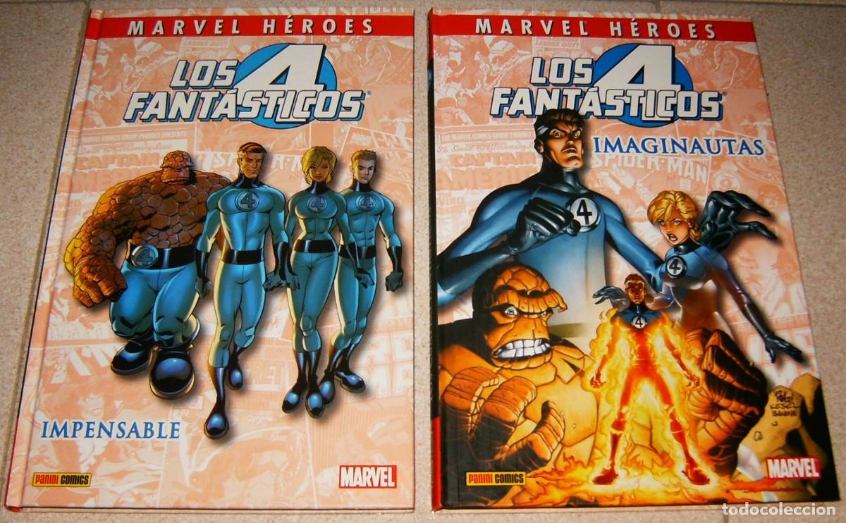 C&oacute;mics: LOS 4 FANTASTICOS . IMPENSABLE e IMAGINAUTAS . ETAPA COMPLETA . MARVEL HEROES . PANINI