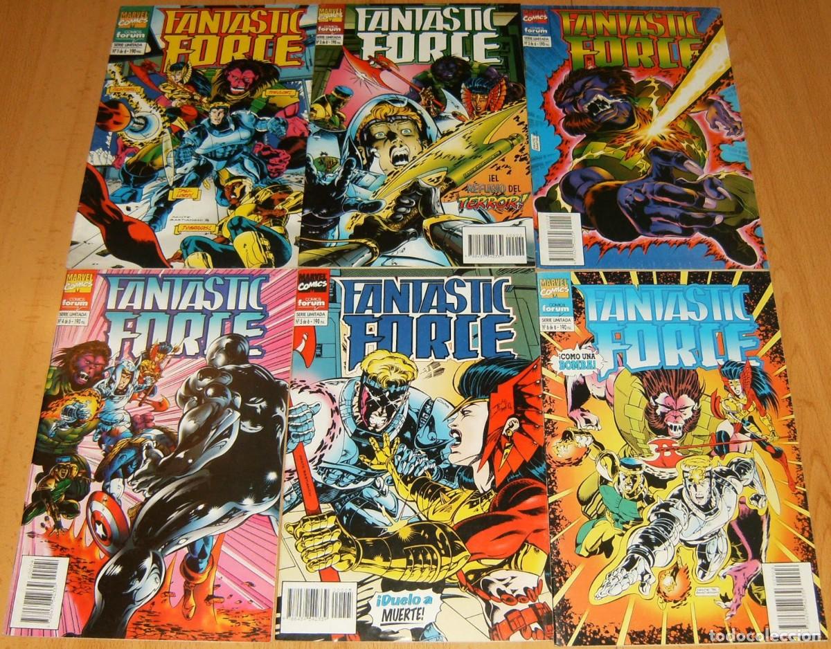 C&oacute;mics: FANTASTIC FORCE . 1 2 3 4 5 6 . COMPLETA . LOTE DE 6 NUMEROS . FORUM