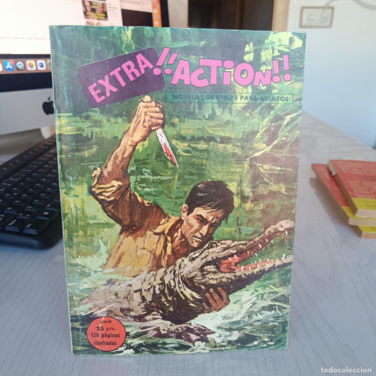 C&oacute;mics: EXTRA ACTION NUMERO 1 EDICIONES PETRONIO COLECCION ACTION EXCELENTE - Foto 2