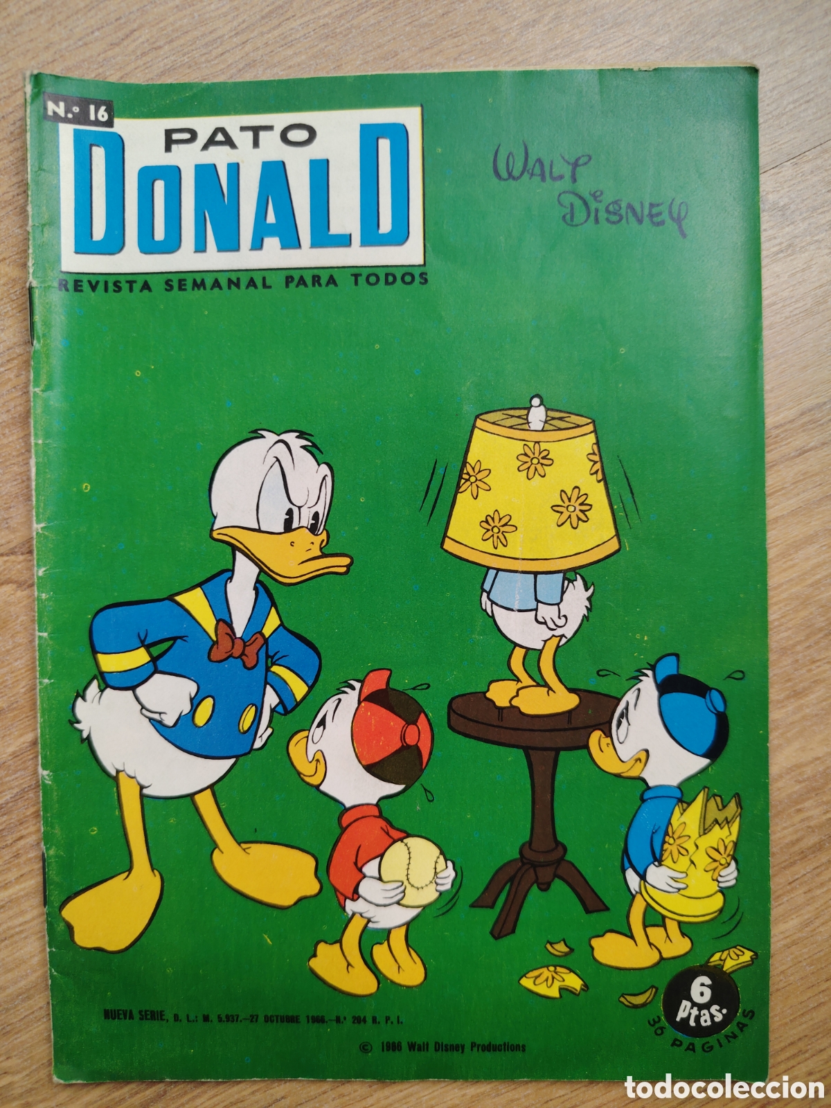 C&oacute;mics: Pato Donald revista juvenil N&deg;16
