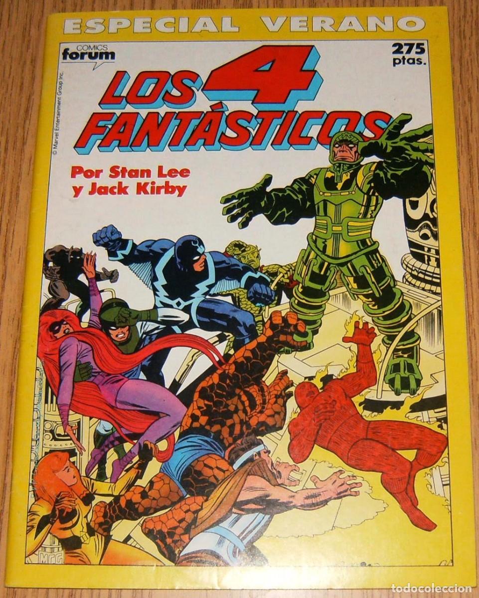 C&oacute;mics: LOS 4 FANTASTICOS . ESPECIAL VERANO 1990 - STAN LEE JACK KIRBY