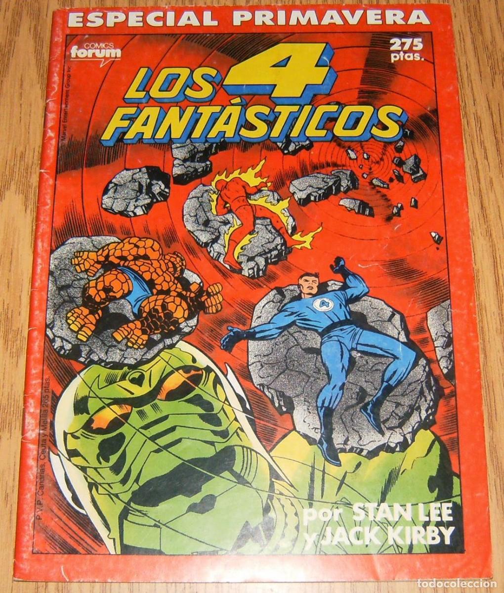 Comics: LOS 4 FANTASTICOS . ESPECIAL PRIMAVERA 1990 . FORUM - STAN LEE JACK KIRBY