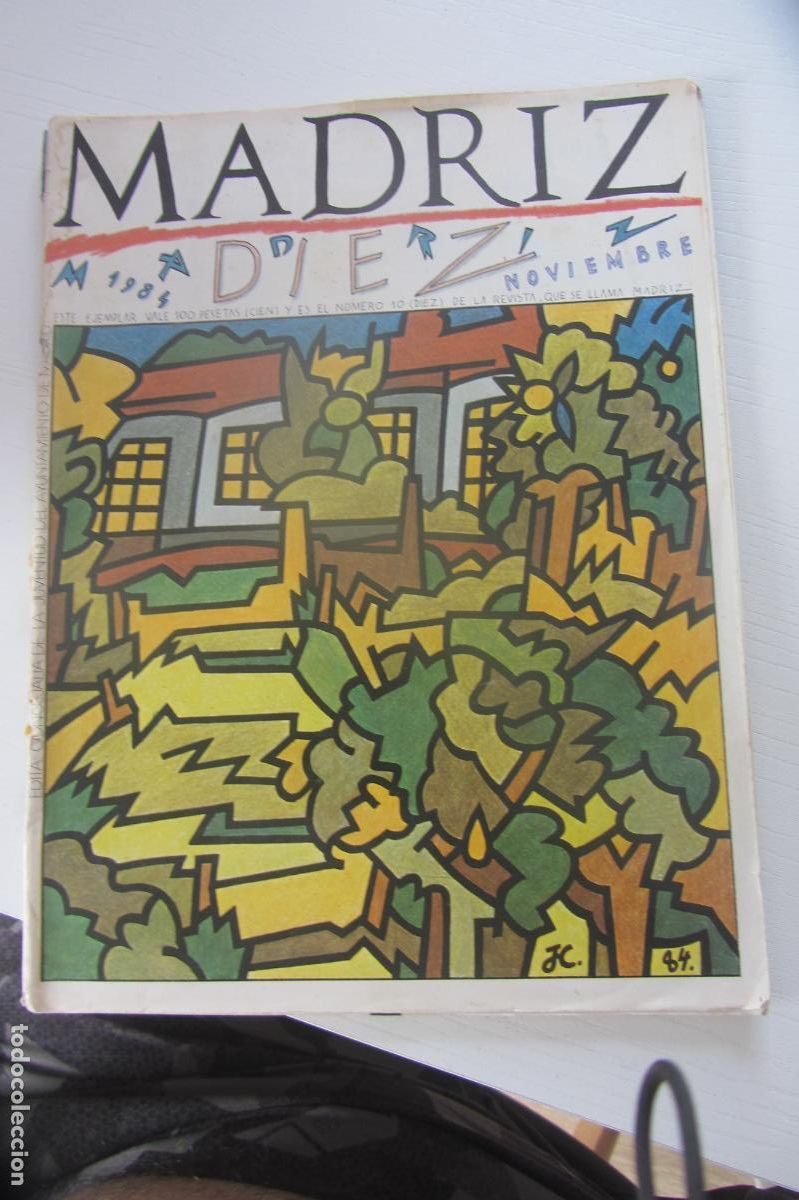 C&oacute;mics: REVISTA MADRIZ N&ordm; 10 - 1&ordf; EDICI&Oacute;N - AYUNTAMIENTO DE MADRID - 1984 arx94