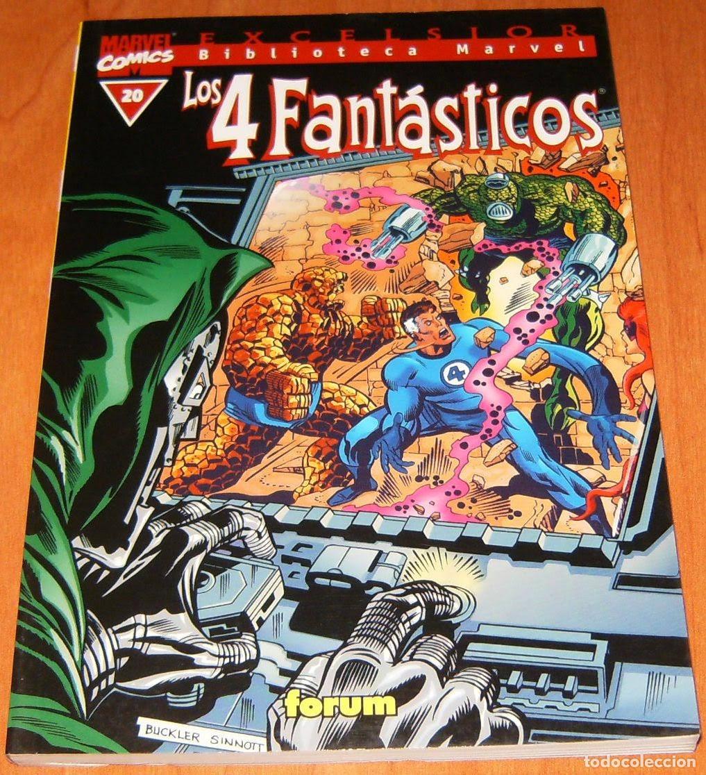 C&oacute;mics: BIBLIOTECA MARVEL . LOS 4 FANTASTICOS N&uacute;mero 20 . FORUM