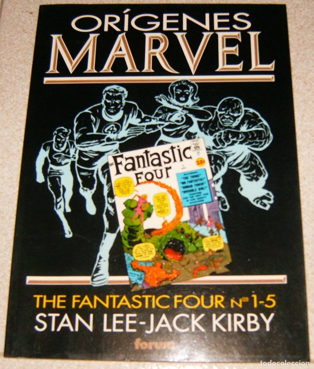 C&oacute;mics: LOS 4 FANTASTICOS . ORIGENES MARVEL . FANTASTIC FOUR 1 - 5 . FORUM . JACK KIRBY STAN LEE