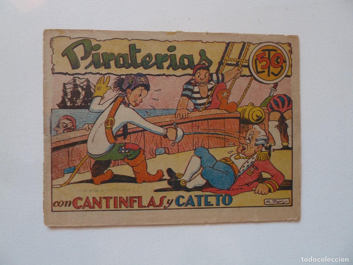 C&oacute;mics: CANTINFLAS Y CATETO, PIRATERIAS, EDITORIAL LERSO, A&Ntilde;OS 40