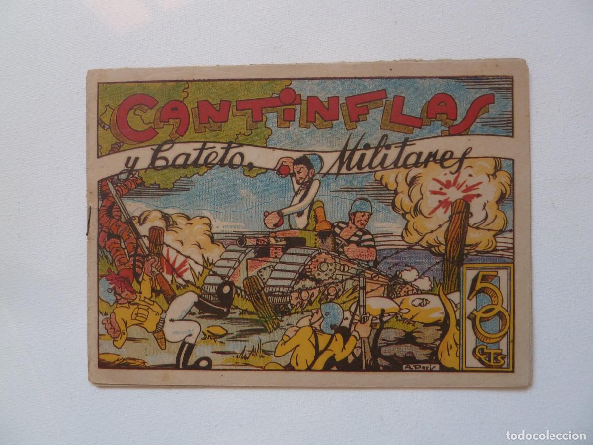 C&oacute;mics: CANTINFLAS Y CATETO, MILITARES, EDITORIAL LERSO, A&Ntilde;OS 40, ORIGINAL