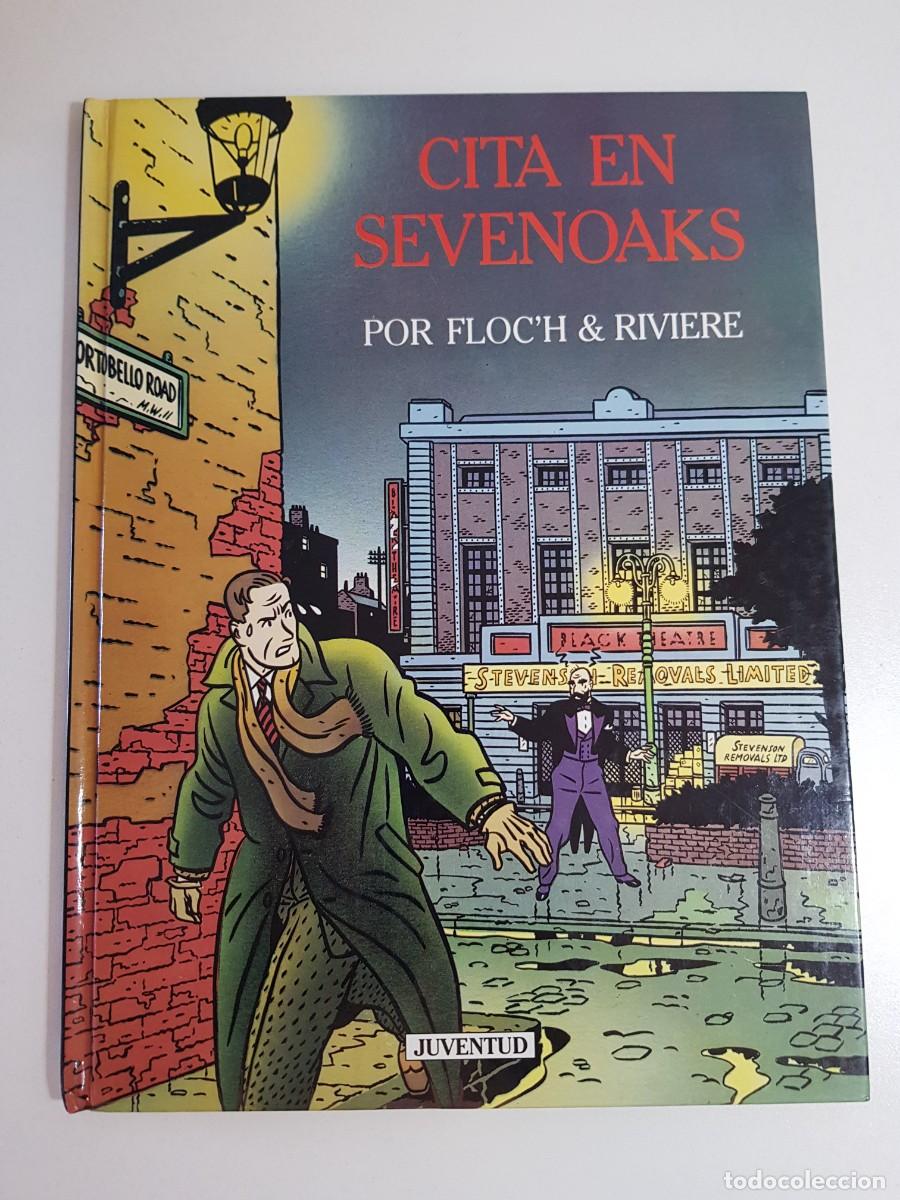 C&oacute;mics: Cita en Sevenoaks Floc'h Rivi&egrave;re Editorial Juventud 1&ordf; edici&oacute;n 1992 l&iacute;nea clara