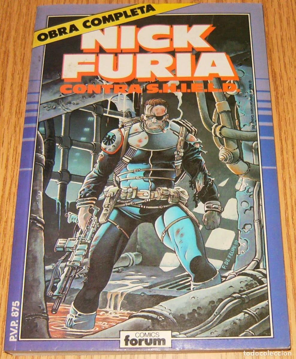 C&oacute;mics: NICK FURIA CONTRA SHIELD . 1 A 9 . COMPLETA EN TOMO RECOPILATORIO . FORUM . S.H.I.E.L.D.