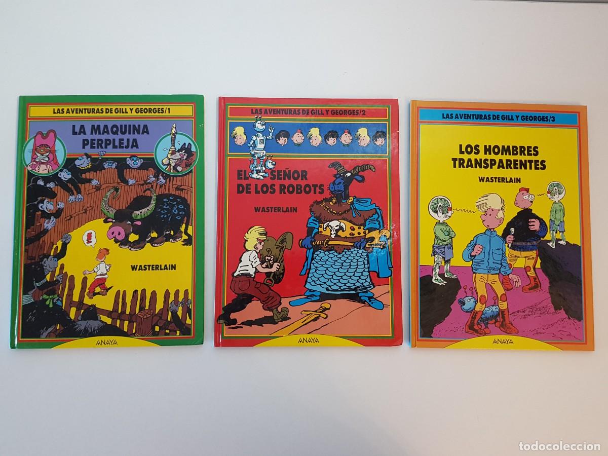 C&oacute;mics: Las aventuras de Gilly y Georges Wasterlain colecci&oacute;n completa 1 al 3 Anaya 1991