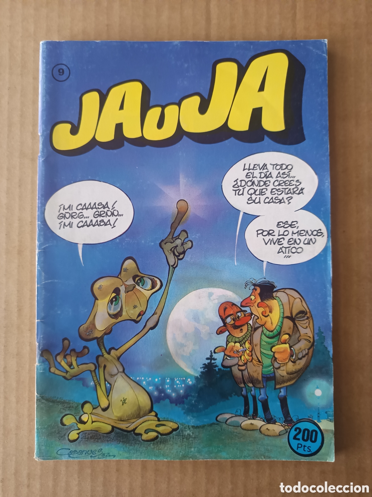C&oacute;mics: Revista Jauja n&deg;9 (Druida, 1982). Con Lurgk de Turgk y Cab Halloloco (Jan). 52 p&aacute;ginas a color.