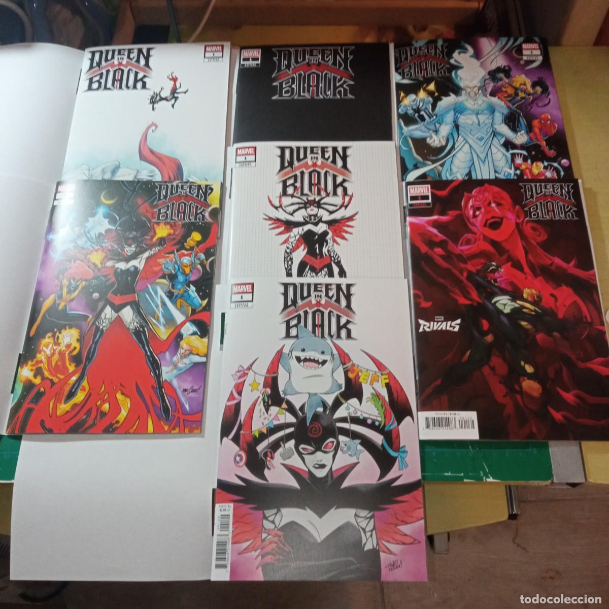 C&oacute;mics: Queen in Black #1 &ndash; lote 7 portadas variant &ndash; Marvel - Foto 1