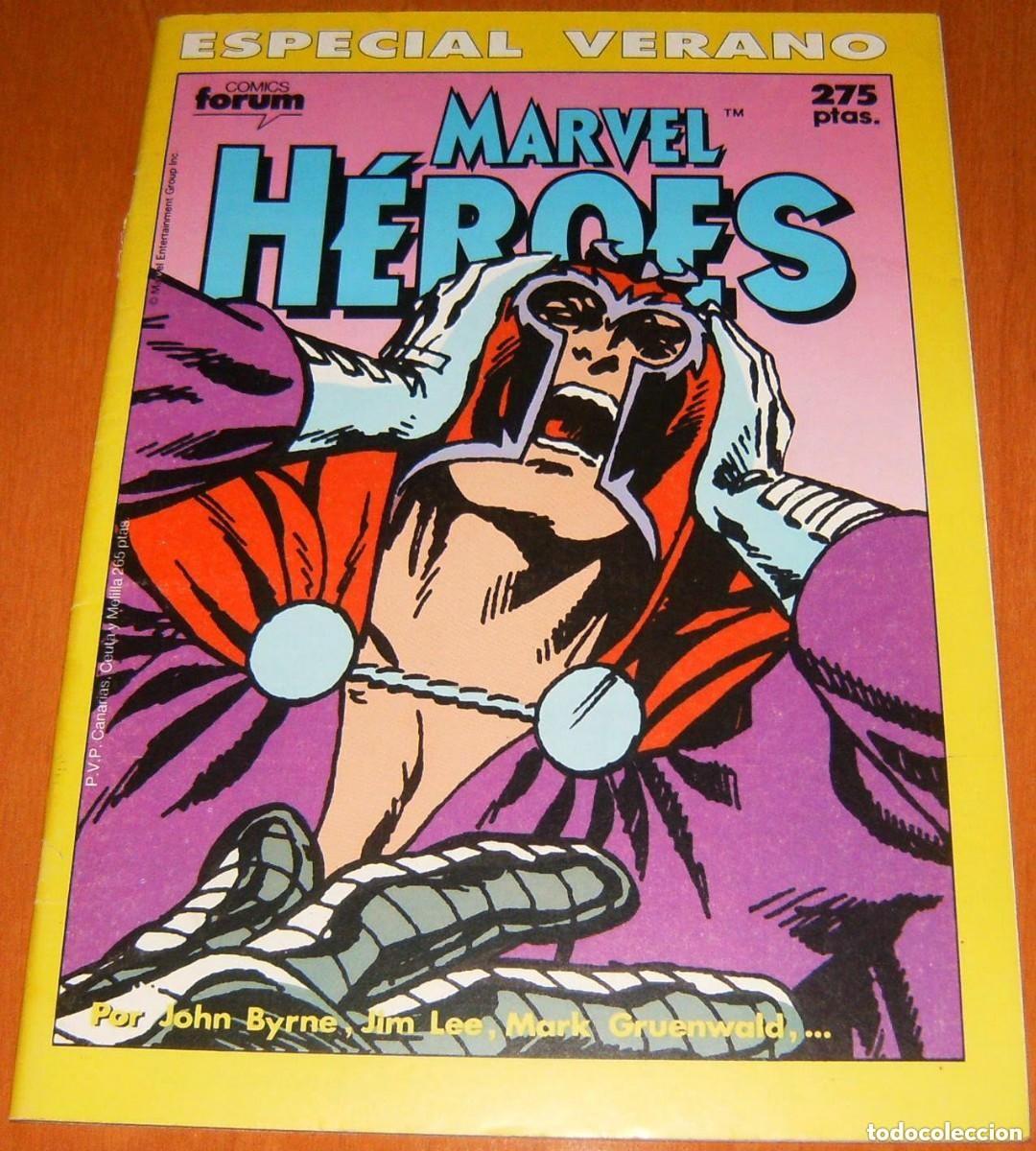 Comics: MARVEL HEROES . ESPECIAL VERANO 1990 . INFERNO . John Byrne . Jim Lee