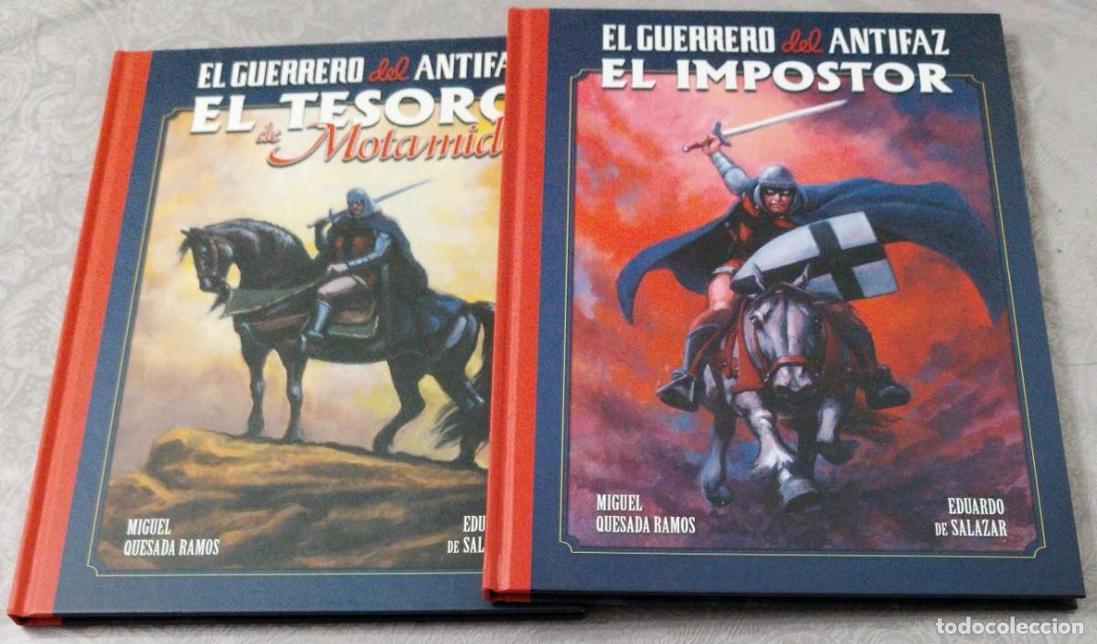 C&oacute;mics: 2 TEBEOS EN TAPA DURA EL GUERRERO DEL ANTIFAZ