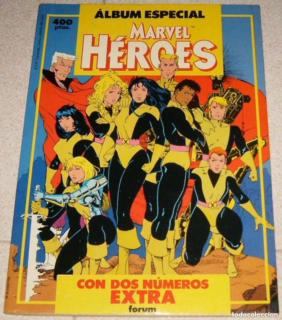 C&oacute;mics: MARVEL HEROES . ALBUM ESPECIAL con NOVELA GRAFICA NUEVOS MUTANTES Y ESTELA PLATEADA