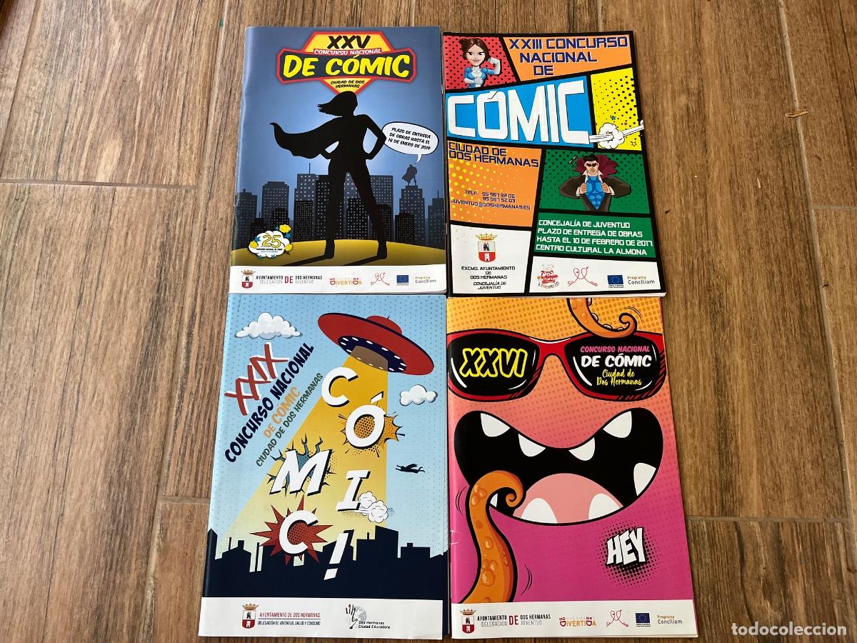 C&oacute;mics: C&Oacute;MIC - 4 PUBLICACIONES CON LOS GANADORES DE DIFERENTES A&Ntilde;OS DEL CONCURSO NACIONAL DE DOS HERMANAS