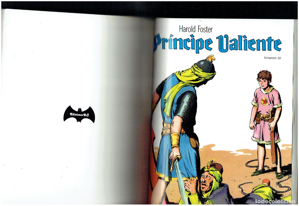 C&oacute;mics: EL PRINCIPE VALIENTE. EDICIONES B. O. TOMO N&ordm; 6. ENCUADERNADO CON 5 EJEMPLARES. (ST/PR 00. RUM)