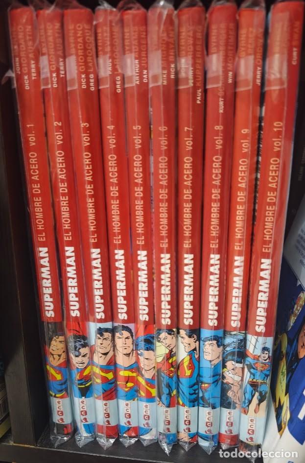 C&oacute;mics: GRANDES AUTORES DE SUPERMAN JOHN BYRNE. EL HOMBRE DE ACERO 1 A 10 (COMPLETA). ECC