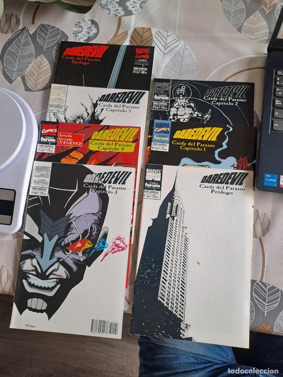 C&oacute;mics: Daredevil ca&iacute;da del para&iacute;so completa 7 n&uacute;meros, F&oacute;rum en muy buen estado Bolsa DA