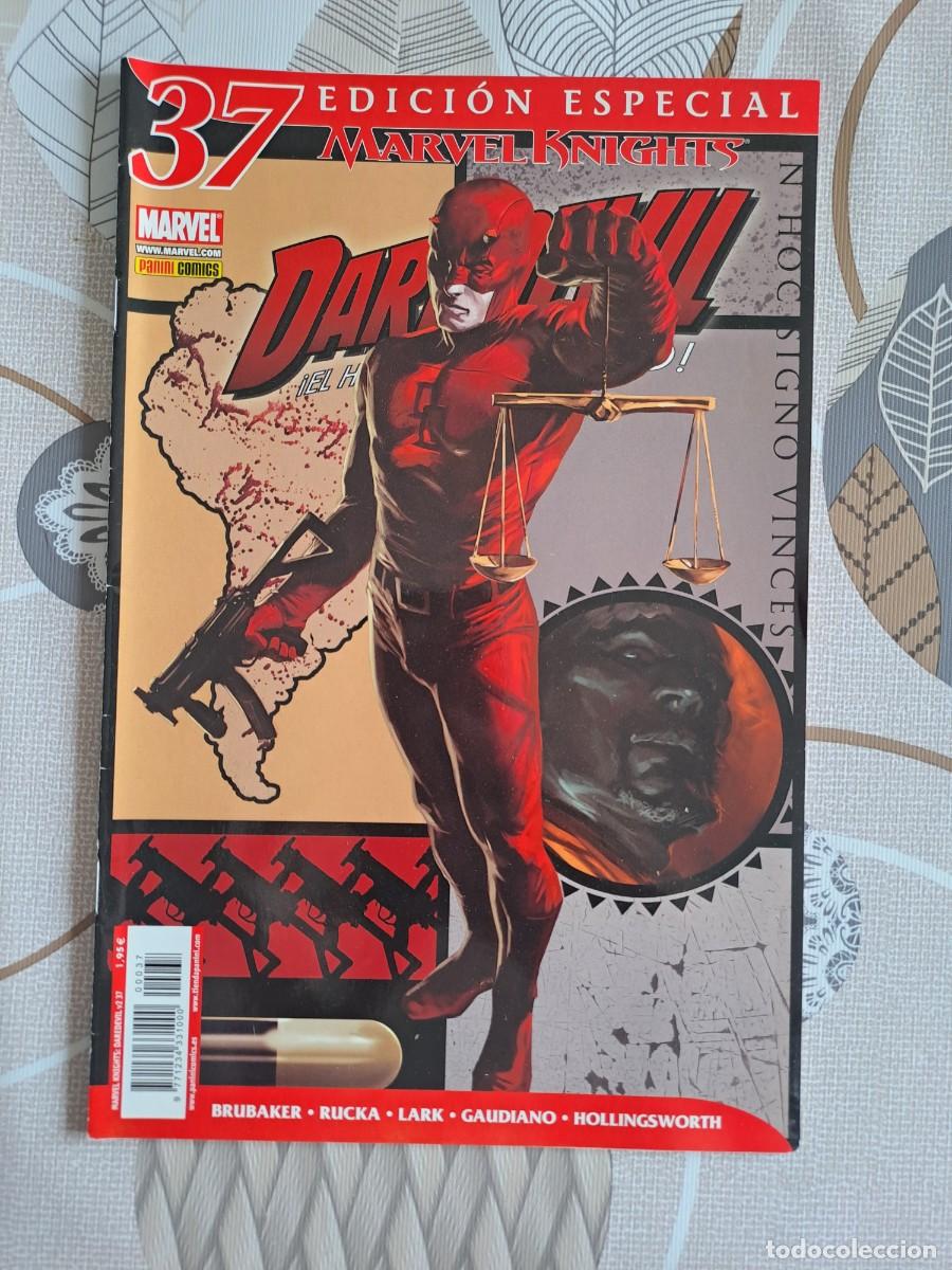 C&oacute;mics: Daredevil 37, edici&oacute;n especial Marvel knights, Panini en muy buen estado Bolsa DA