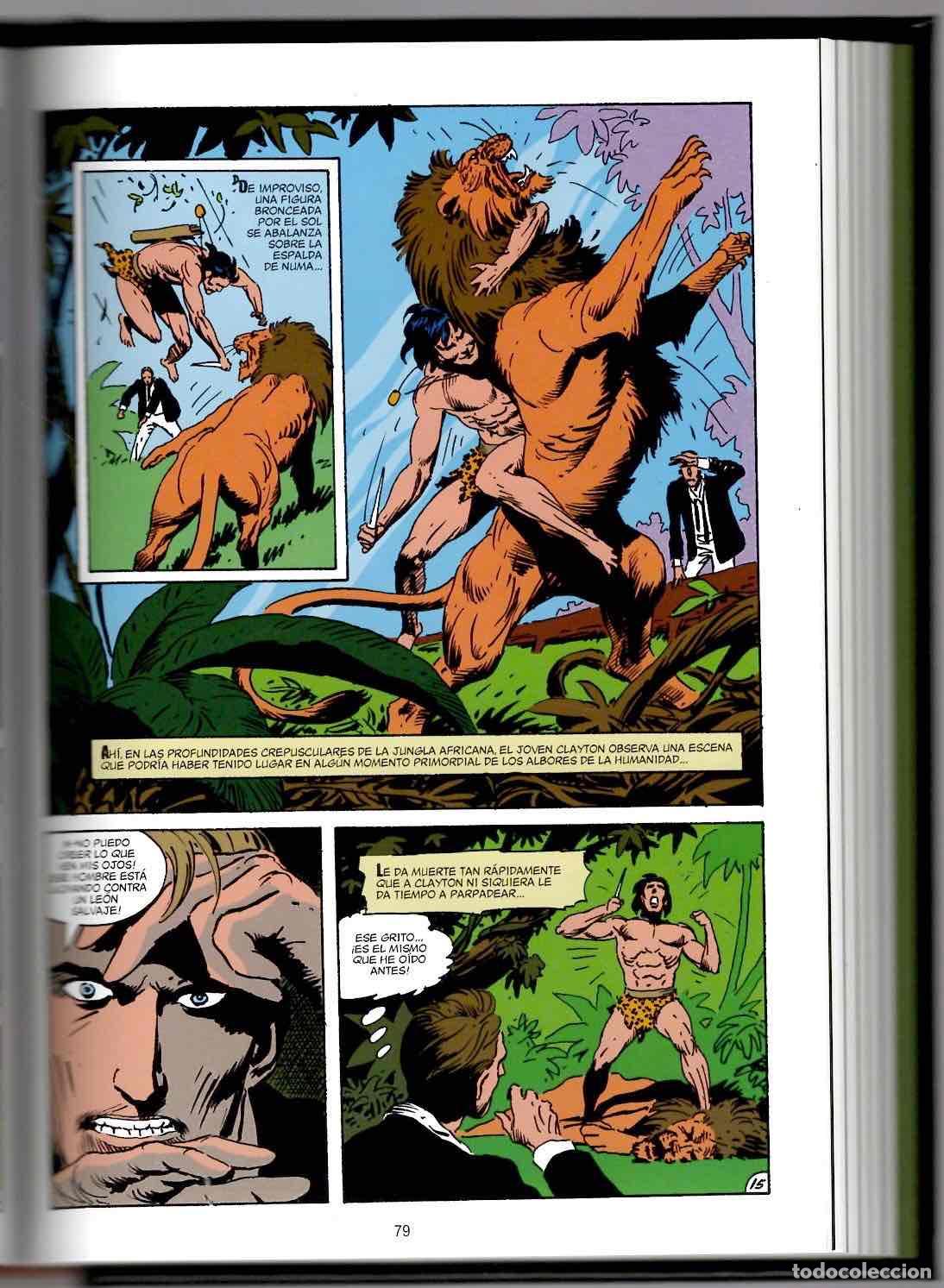 C&oacute;mics: TARZAN EL ORIGEN DEL HOMBRE MONO. JOE KUBERT. YERMO EDICIONES 2014 - Foto 2