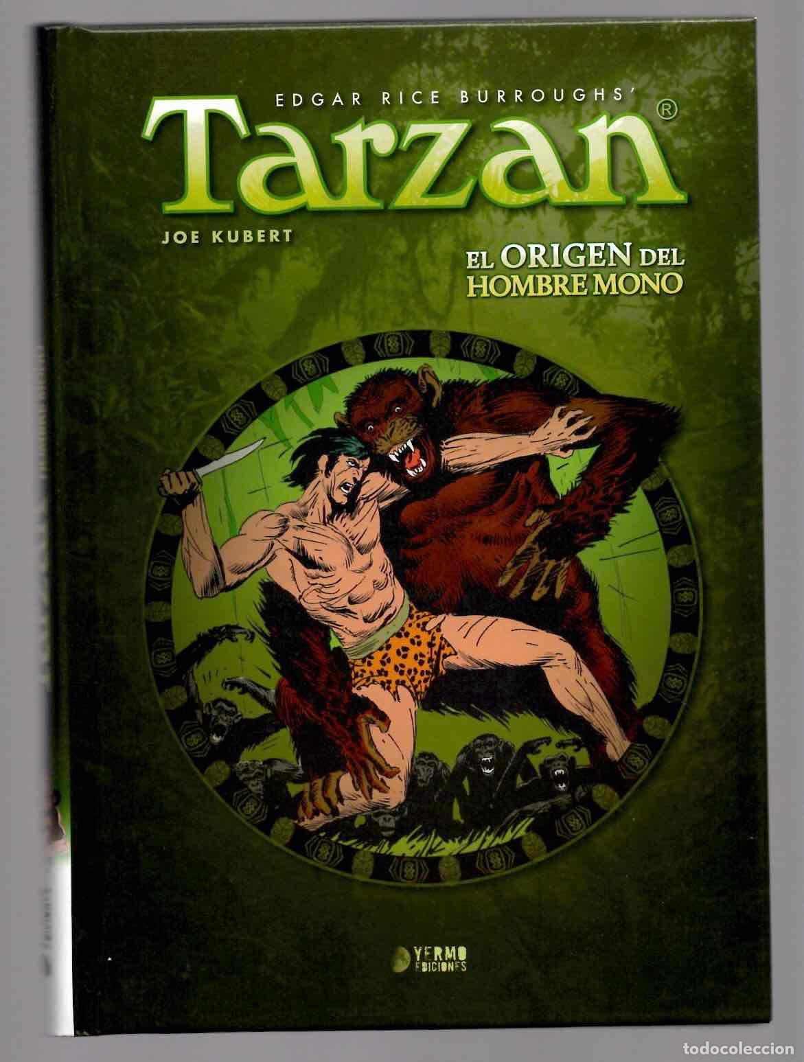 C&oacute;mics: TARZAN EL ORIGEN DEL HOMBRE MONO. JOE KUBERT. YERMO EDICIONES 2014