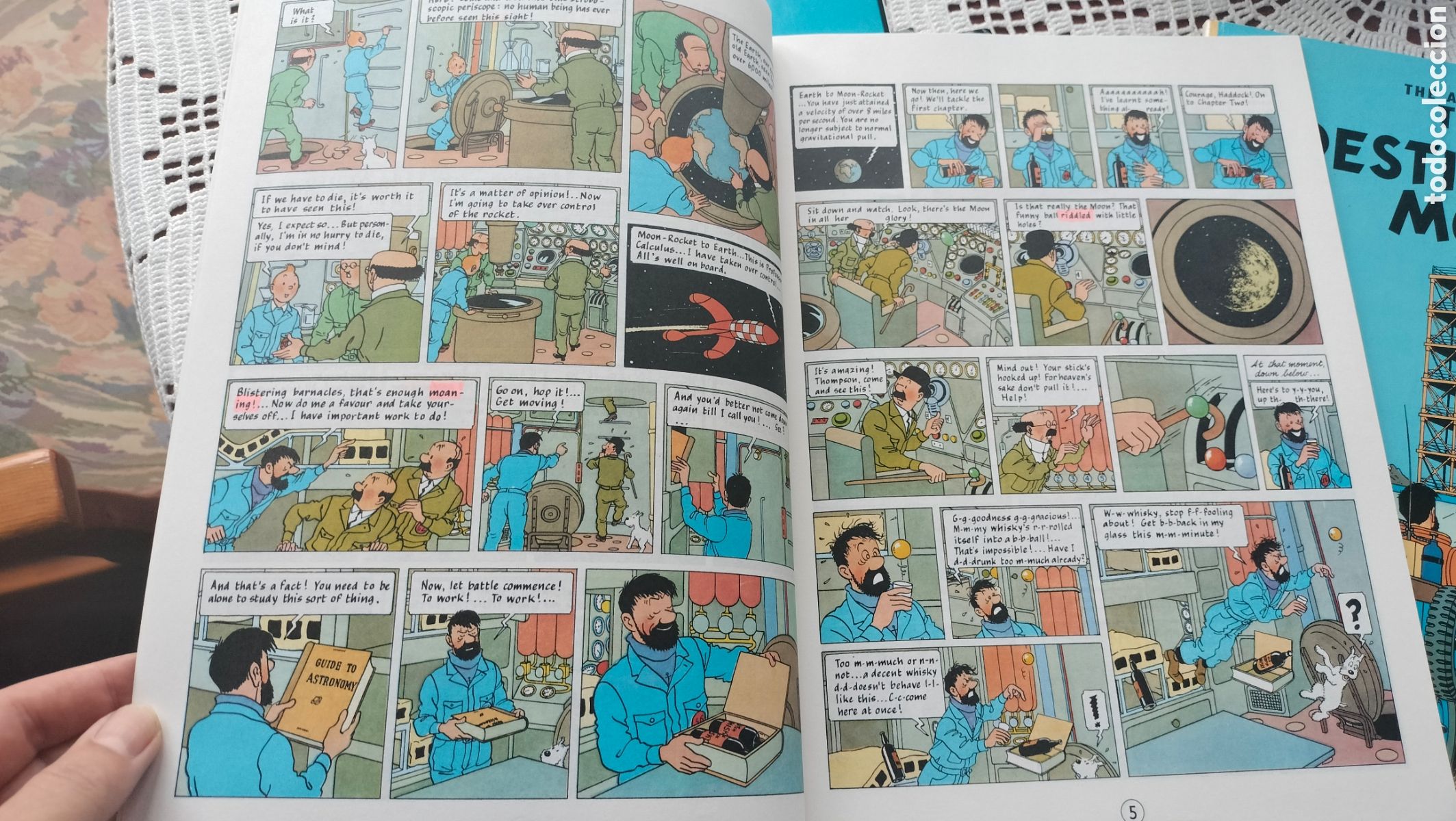 C&oacute;mics: Colecci&oacute;n Completa Tint&iacute;n en Ingl&eacute;s - Ediciones del Prado (22 C&oacute;mics + Cintas) - Foto 3
