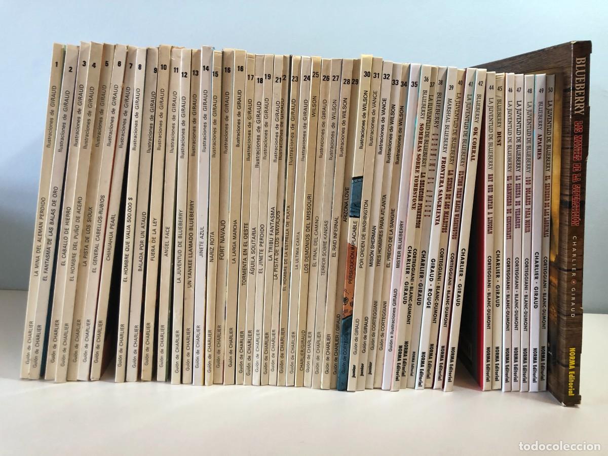 C&oacute;mics: Blueberry 47 tomos Charlier Giraud Grijalbo Norma 1-50 casi completa + especial