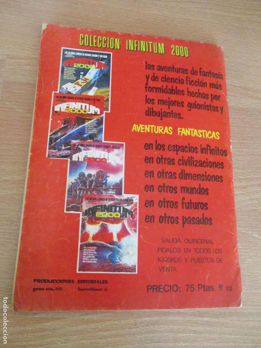 C&oacute;mics: INFINITUM 2000, N&ordm;. 22- PRODUCCIONES EDITORIALES- 1981 - Foto 8