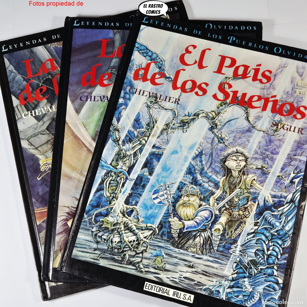 C&oacute;mics: Leyendas de los pueblos olvidados, Colecci&oacute;n completa, Chevalier, Segur, ed Iru 1990