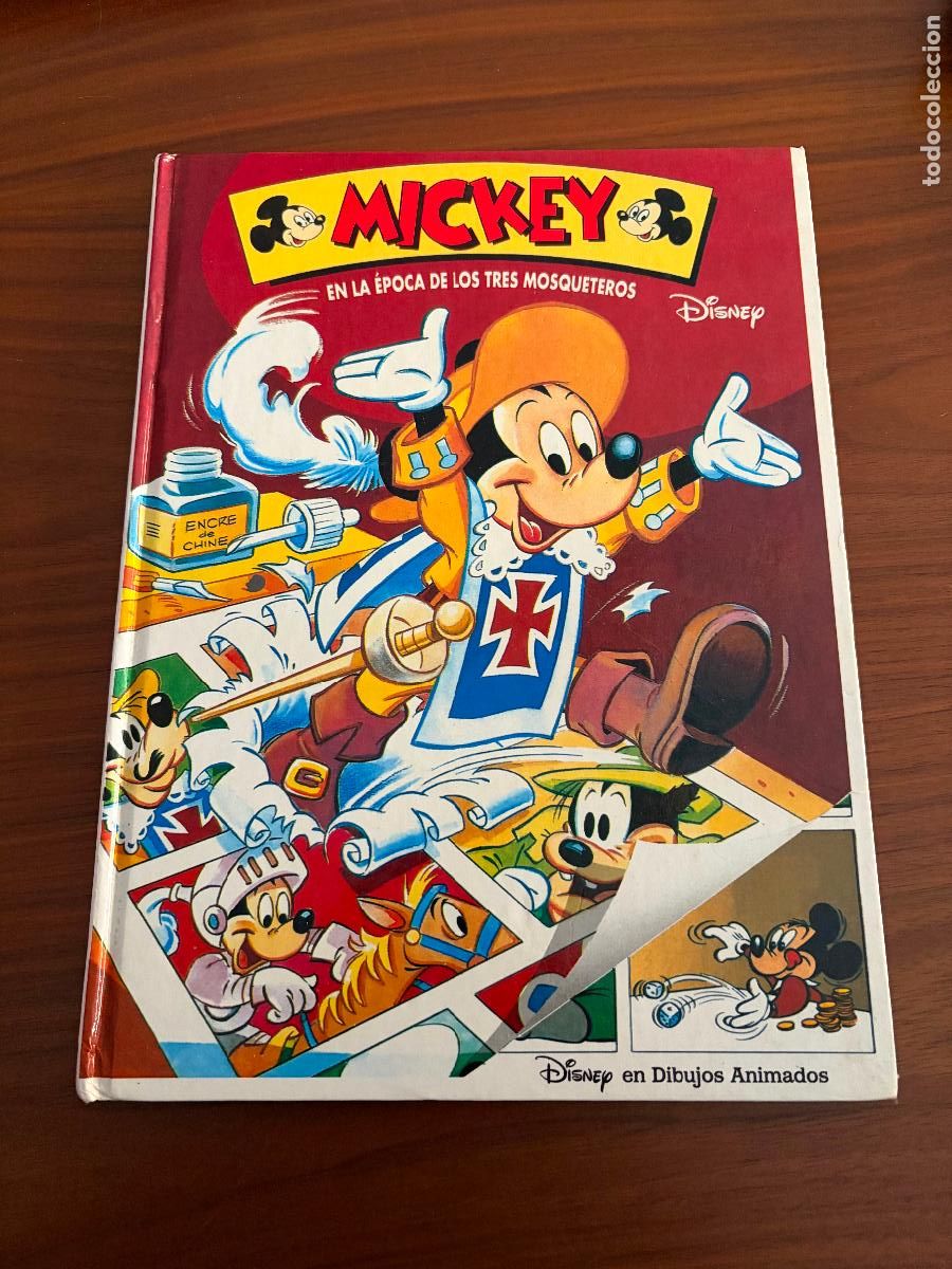 C&oacute;mics: MICKEY EN LA &Eacute;POCA DE LS TRES MOSQUETEROS , TAPA DURA , A&Ntilde;O 1993 WALT DISNEY