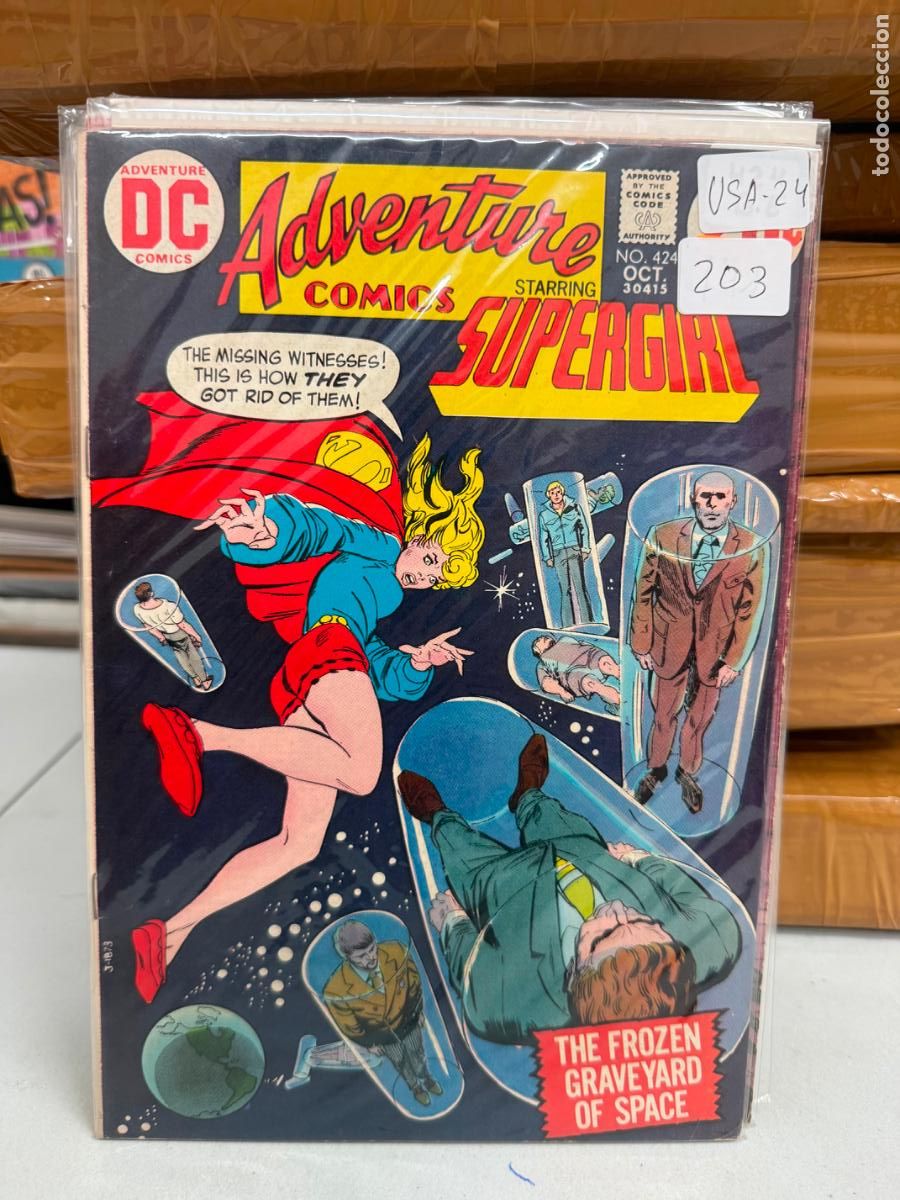C&oacute;mics: ADVENTURE COMICS STARRING SUPERGIRL NUMERO 434 EN INGLES