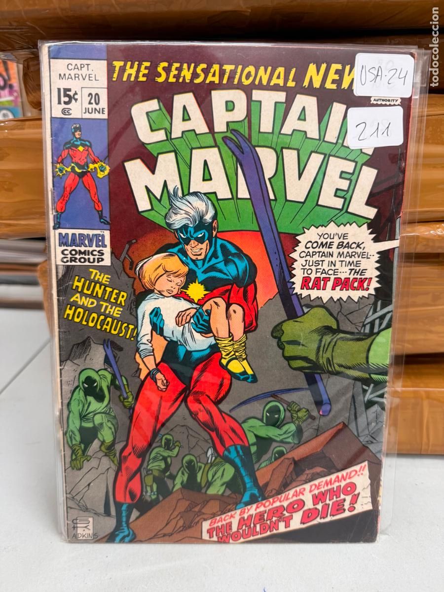 C&oacute;mics: CAPTAIN MARVEL NUMERO 20 EN INGLES - Foto 1