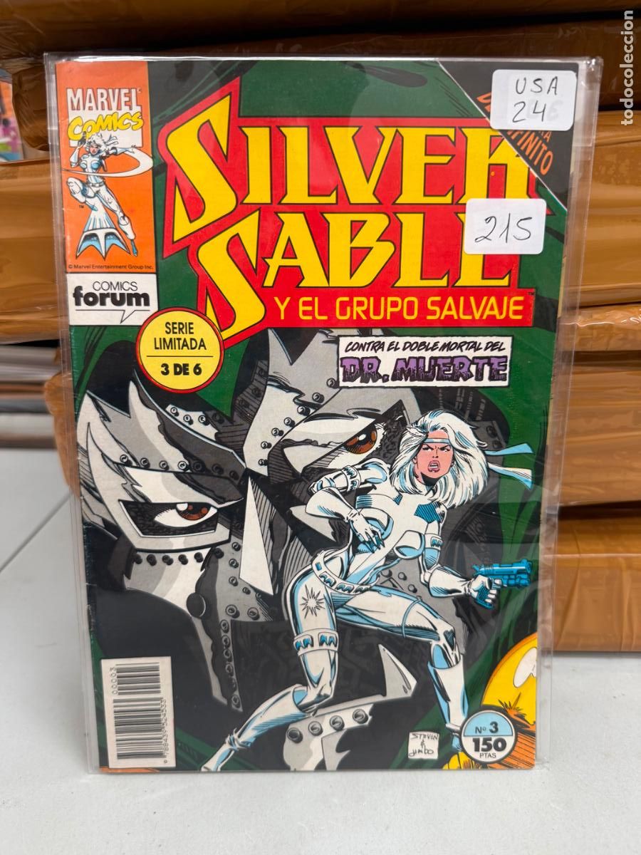C&oacute;mics: SILVER SABLE NUMERO 3 BUEN ESTADO