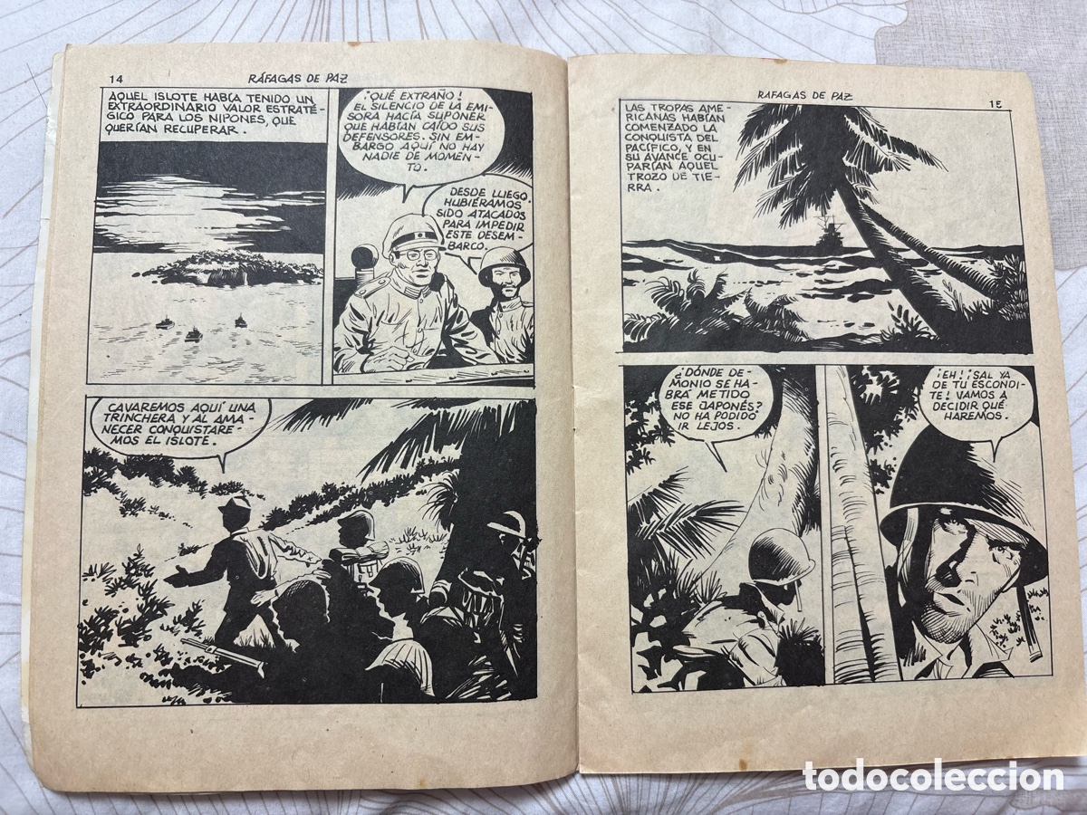 C&oacute;mics: C&oacute;mic B&eacute;lico &laquo;Guerra: R&aacute;fagas de Paz&raquo; &ndash; Editorial Vilmar (1979) - Foto 4