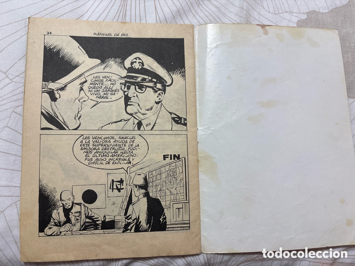 C&oacute;mics: C&oacute;mic B&eacute;lico &laquo;Guerra: R&aacute;fagas de Paz&raquo; &ndash; Editorial Vilmar (1979) - Foto 5
