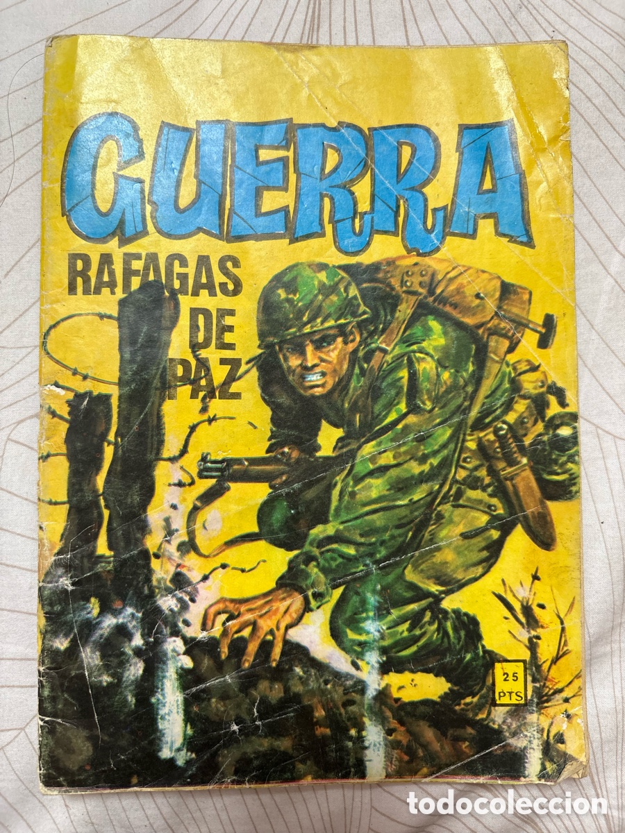 C&oacute;mics: C&oacute;mic B&eacute;lico &laquo;Guerra: R&aacute;fagas de Paz&raquo; &ndash; Editorial Vilmar (1979)
