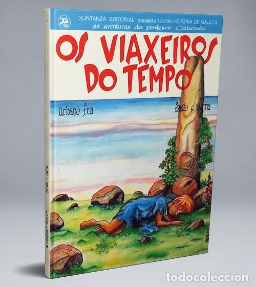 C&oacute;mics: OS VIAXEIROS DO TEMPO. P. CARBONATO. URBANO FRA. TEBEO. COMIC. [EN IDIOMA GALLEGO]. GALICIA