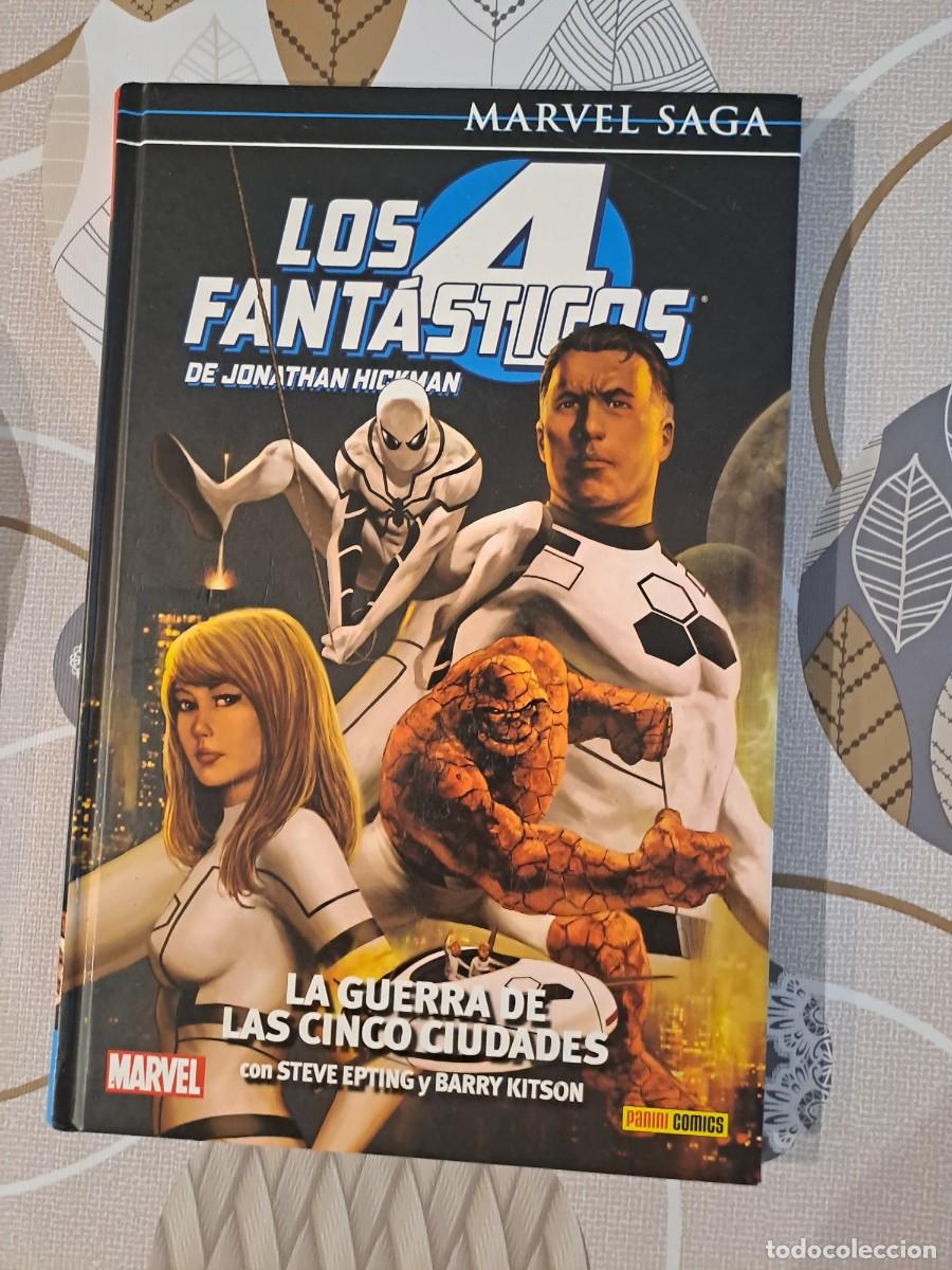 C&oacute;mics: Los 4 fant&aacute;sticos 4, la guerra de las cinco ciudades, Panini en muy buen estado